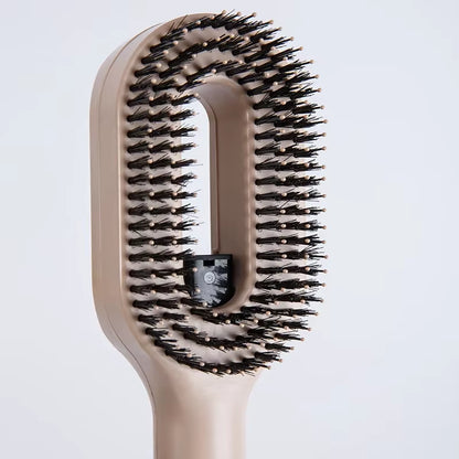 2In1 Sprayer Comb Detangling Scalp Massage Hairbrush with Spray Bottle Essential Oil Water Mist Spray Brush Anti-Static Autumn